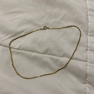 Gold fashion necklace